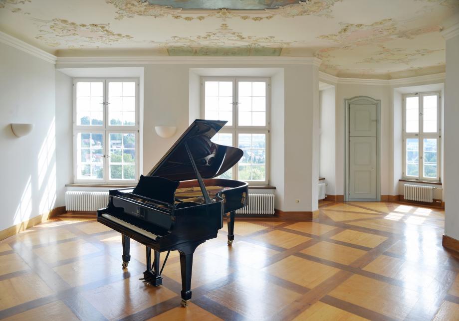 Piano practice room at Landesakademie Ochsenhausen